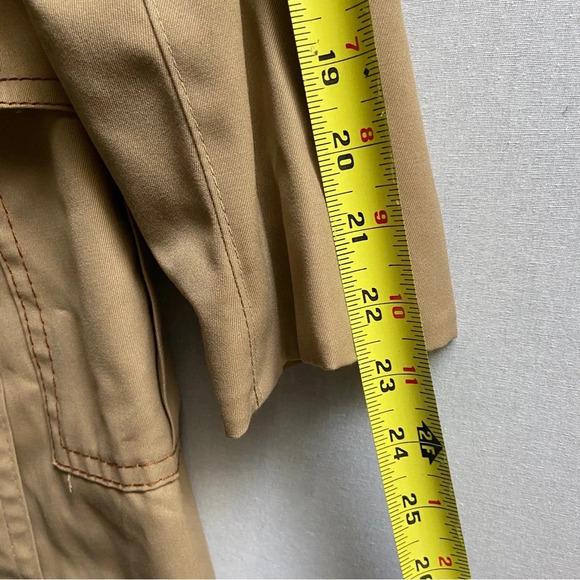 Vintage PJ Phonenix  Stoffels removable fleece vest button trench Jacket Sz S - Picture 12 of 13